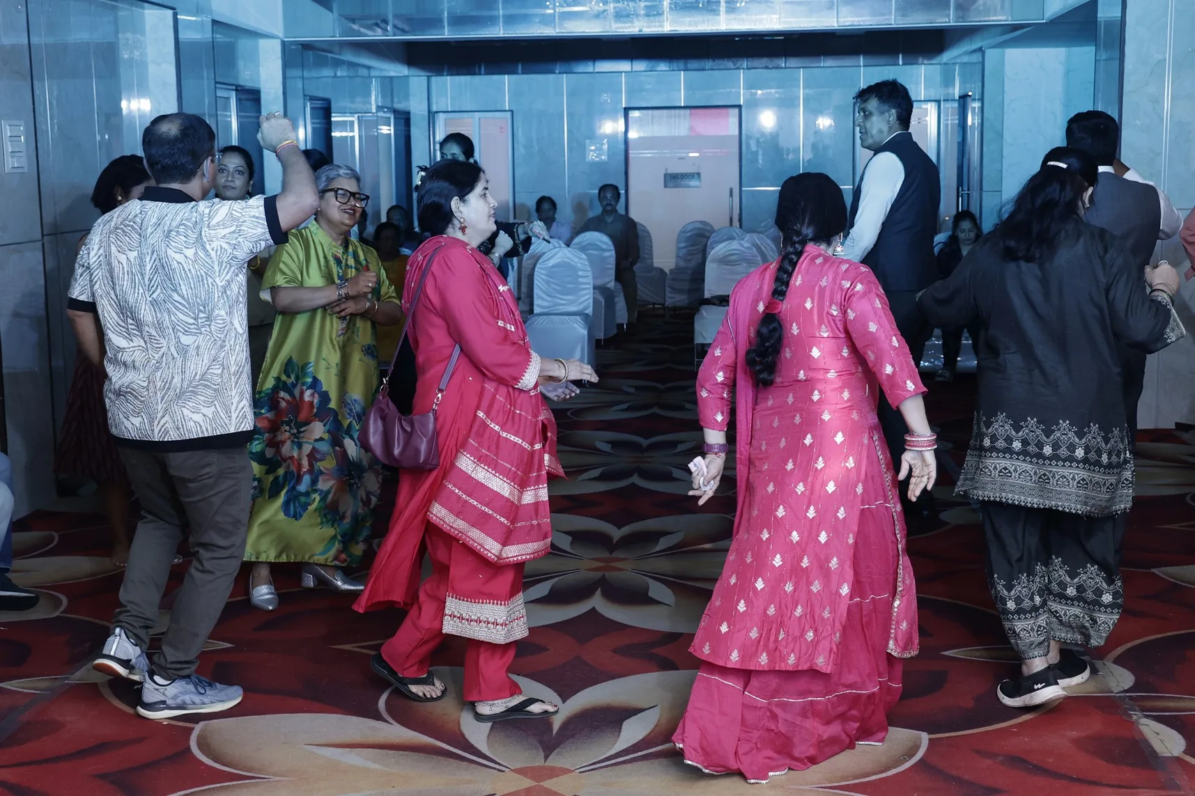 Guests enjoying a Swarsaaj celebration